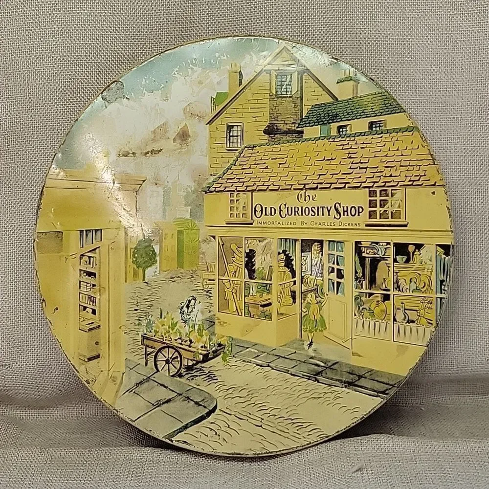 National‎ Biscuit Company Tin Box and Vintage 1950’s “THE OLD CURIOsity shop tin